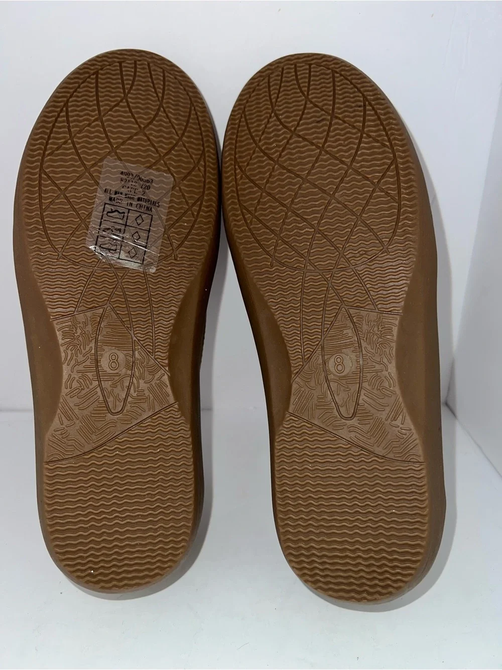 Pierre Dumas Brown Faux Suede Loafers – Women’s Size 8